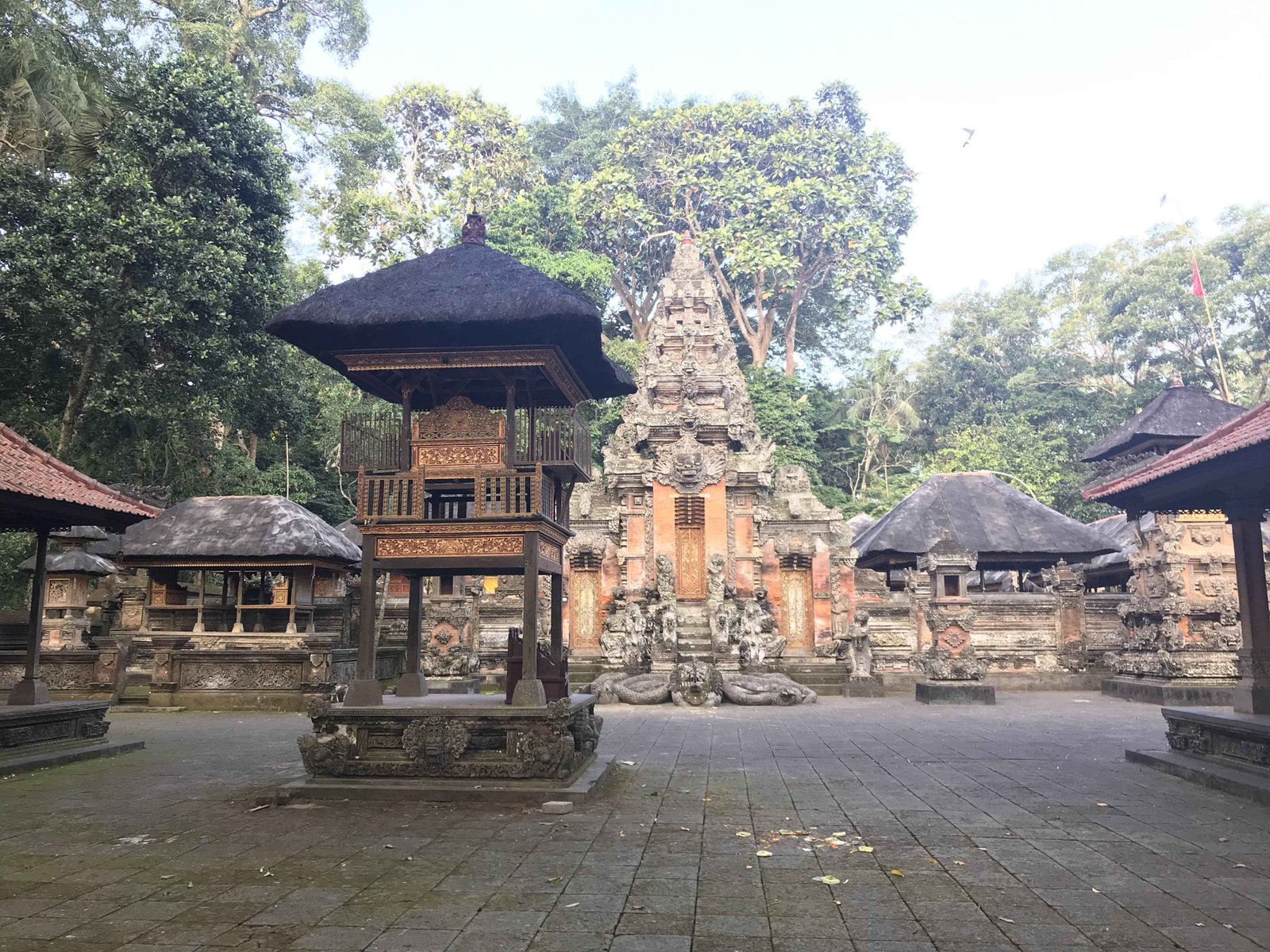 Ancient temple in forest